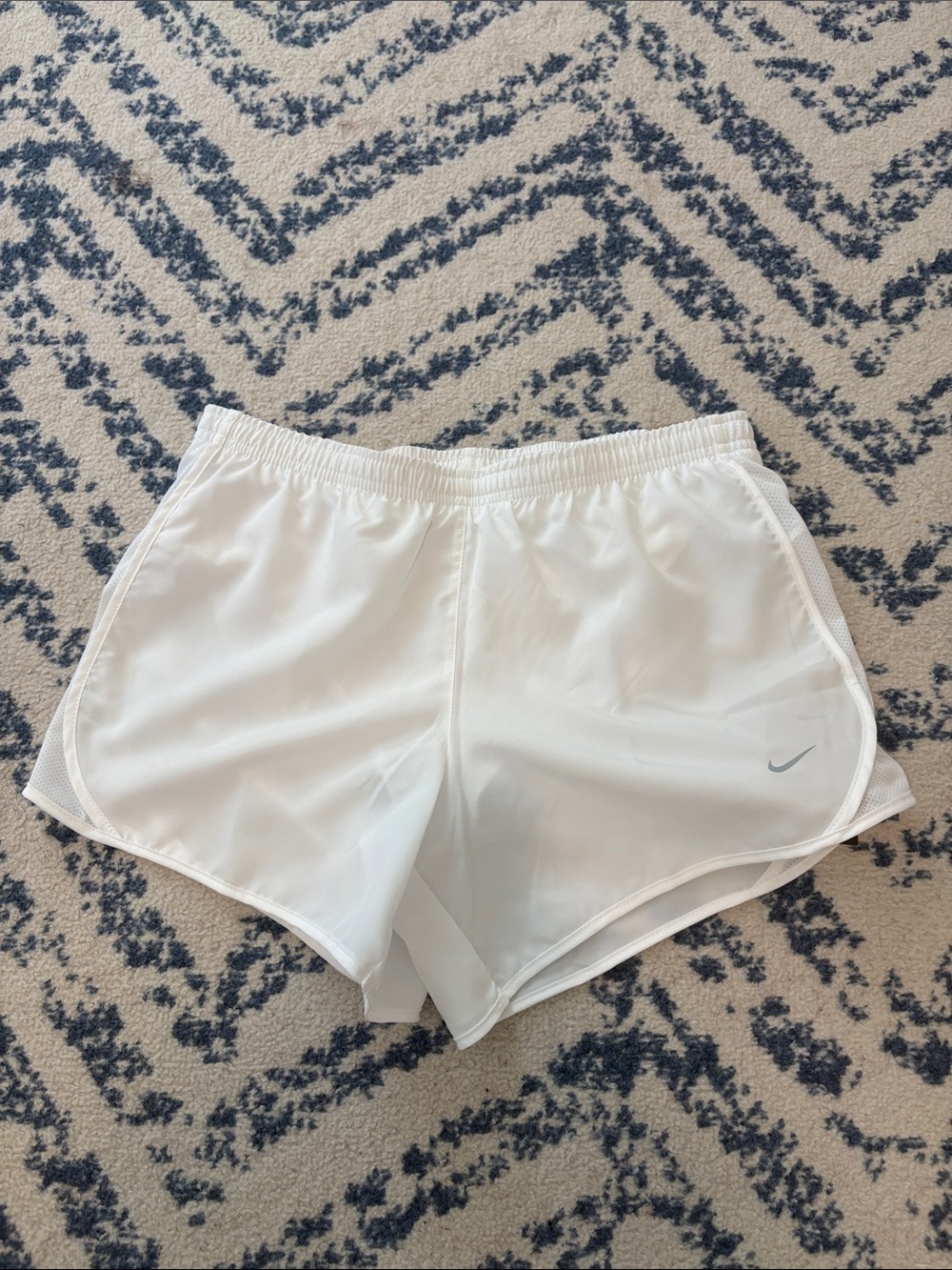 Nike Dri-Fit White Women's Athletic Running Shorts